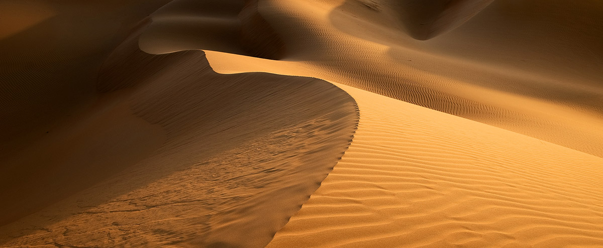 Sand dunes in Africa