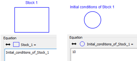 Setting a converter and a stock